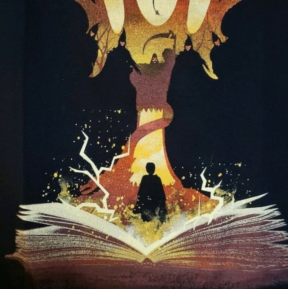 NEW Harry Potter XL Women's Goblet of Fire T-Shirt - Picture 9 of 9